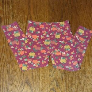 Toddler Pumpkin Print Leggings